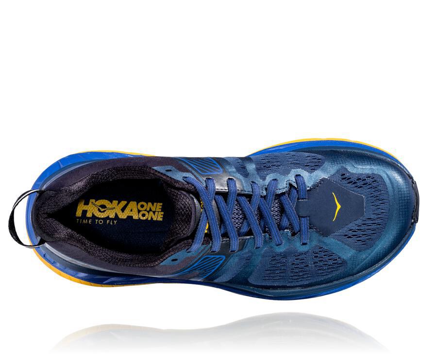 Hoka One One Stinson Atr 5 Trailskor Herr - Marinblå - IHQVE-0436